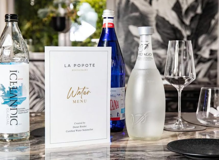 Un restaurante de Reino Unido hace historia con su primera carta de aguas. También sirven agua del grifo gratis